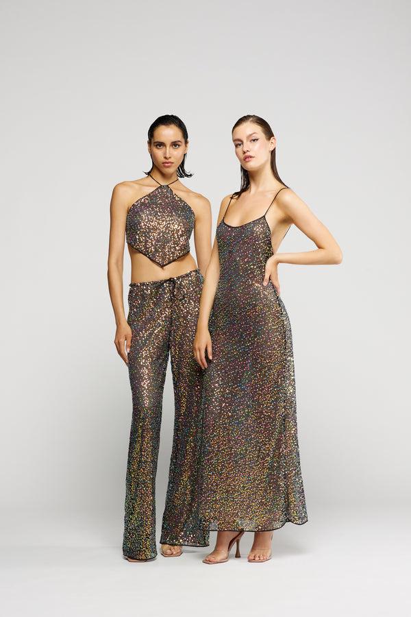 Oséree Netquins Slip Dress