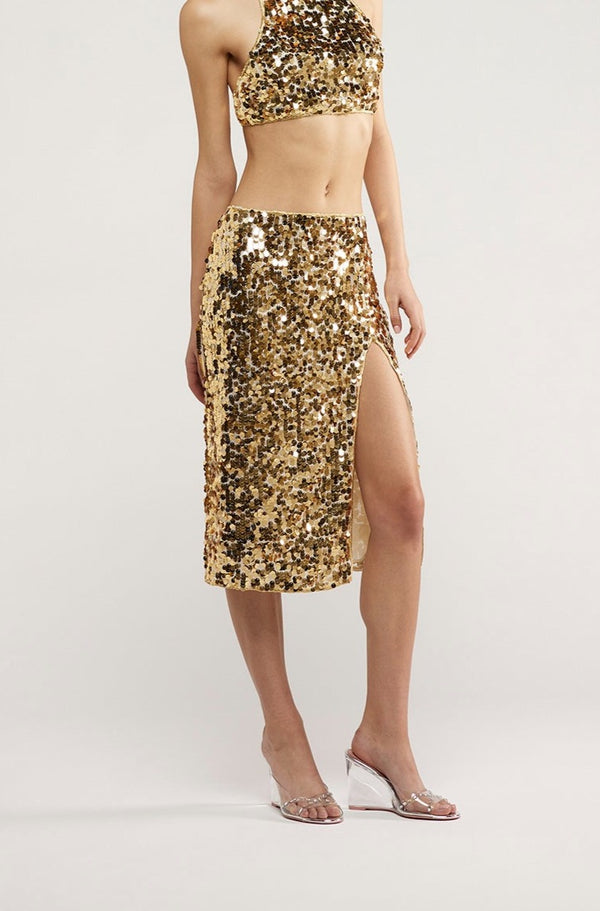 Oséree Night Sequins Skirt