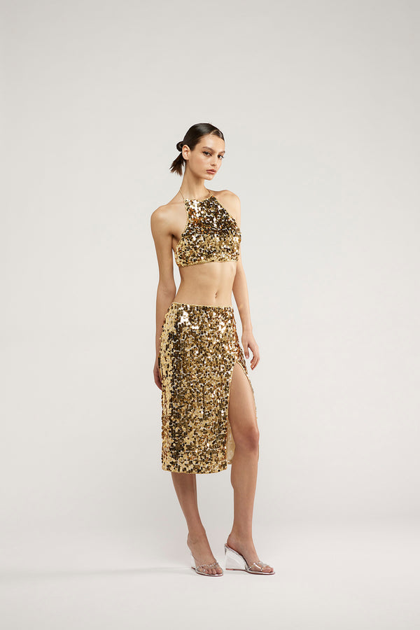 Oséree Night Sequins Top