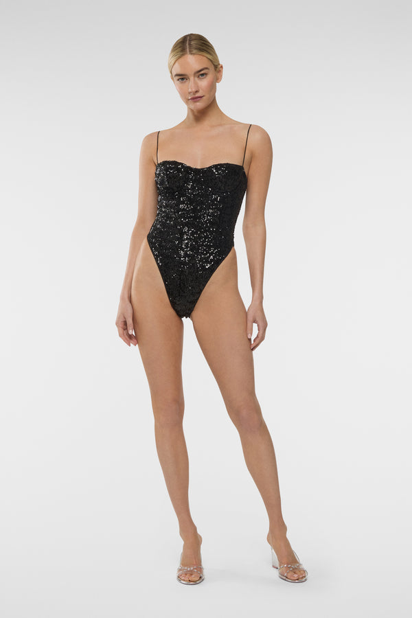 Oséree Paillettes Balconette Maillot