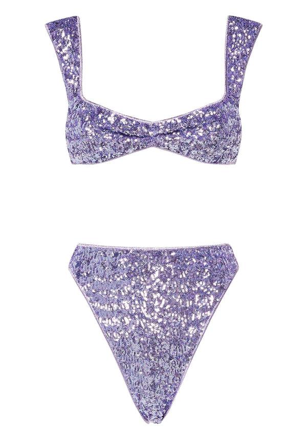 oséree Paillettes Bra + 90s Bottom