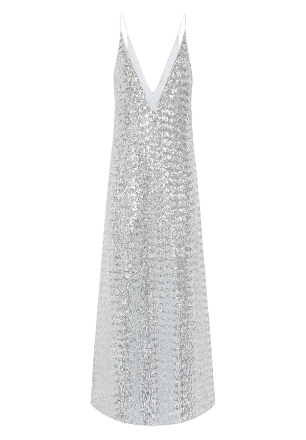 oséree Paillettes V Dress