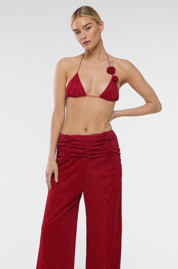 Oséree Red Roses Pants