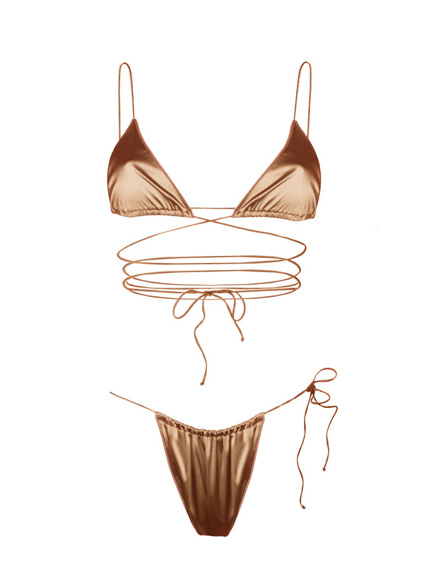 Oséree Satin Lacè Microkini