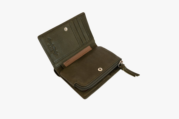 Osgoode Marley Double Snap 5" Wallet W/ Zip Pouch