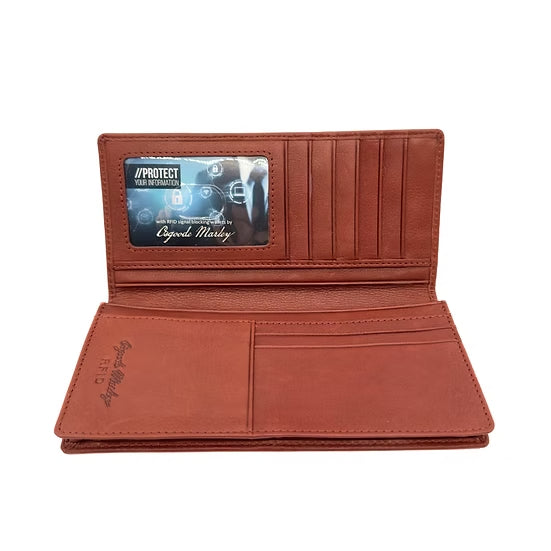 Osgoode Marley RFID Checkbook Wallet W/ Pocket