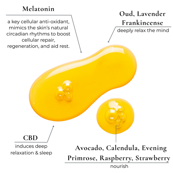 oskia Deeper Sleep CBD Massage Oil - Extreme relaxation