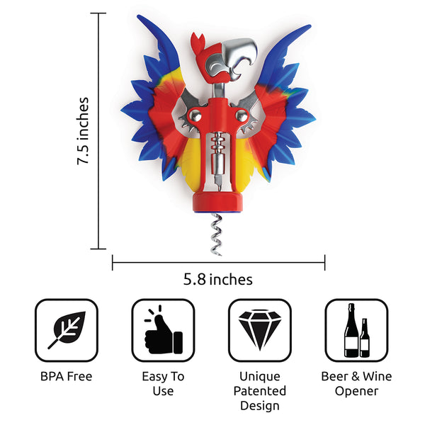 Ototo Pinot Corkscrew And Bottle Opener