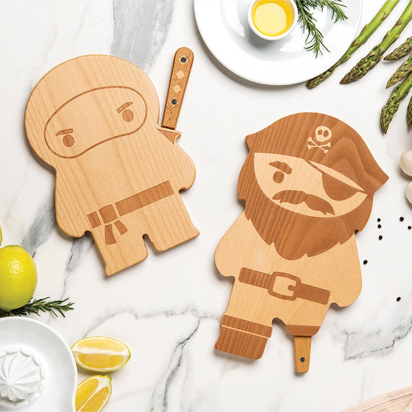 Ototo Pirate Board Cutting Board & Knife