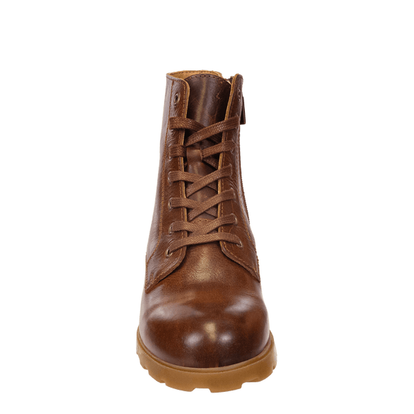 Otbt ARC In BROWN LEATHER Heeled Ankle Boots