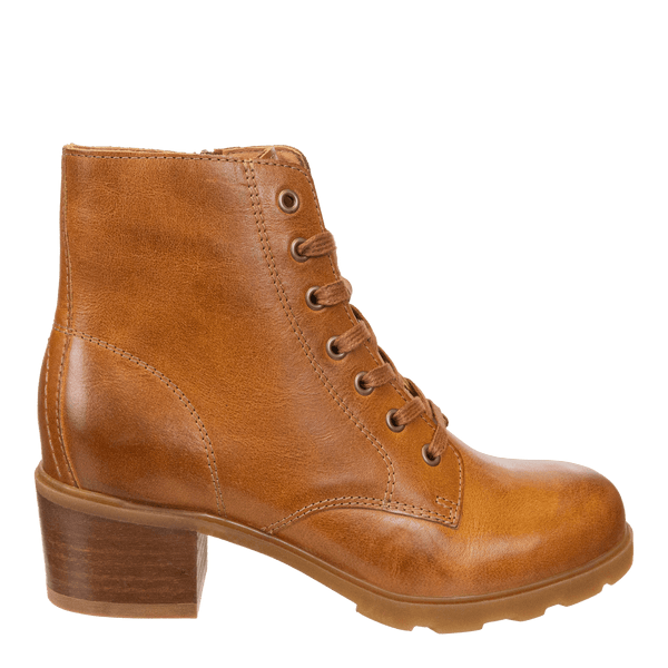 Otbt ARC In CAMEL LEATHER Heeled Ankle Boots