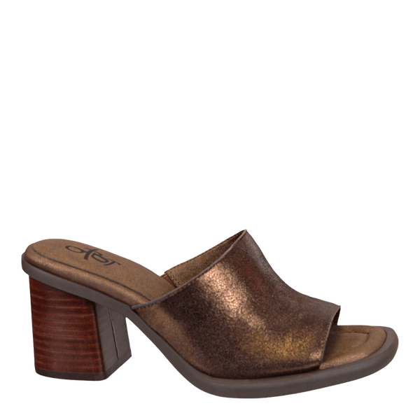 Otbt BRAVURA In DARK BRONZE Heeled Sandals