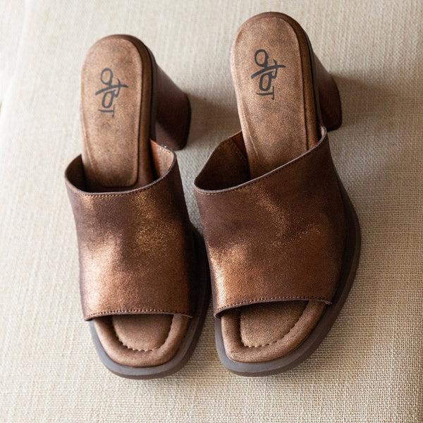 otbt BRAVURA in DARK BRONZE Heeled Sandals