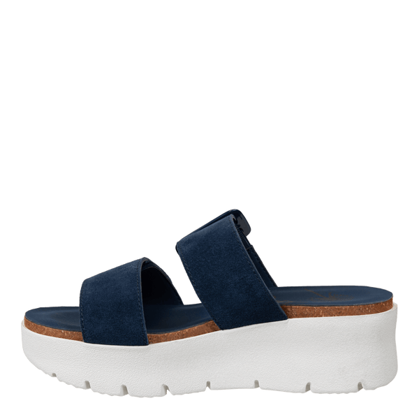 Otbt CAMEO In NAVY Platform Sandals