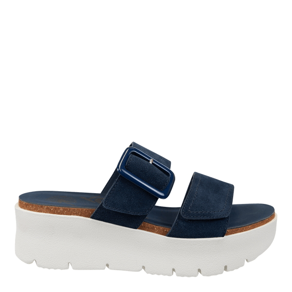 Otbt CAMEO In NAVY Platform Sandals