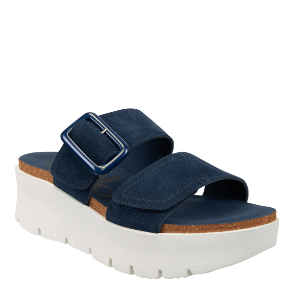 otbt CAMEO in NAVY Platform Sandals