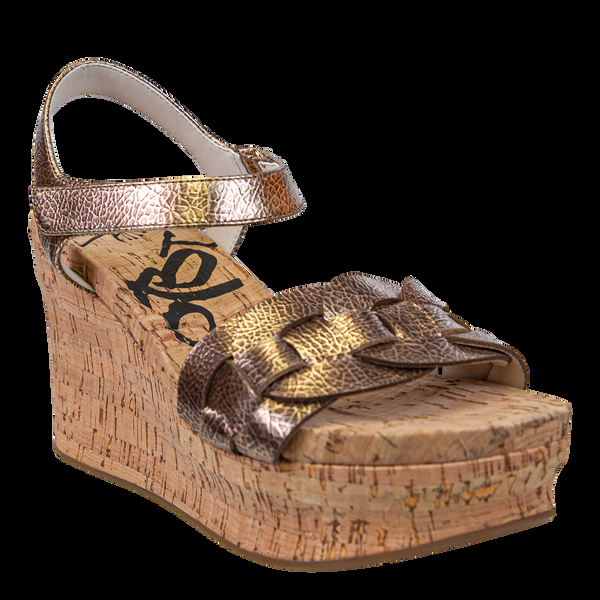 Otbt CHARLESTON In GOLD Wedge Sandals