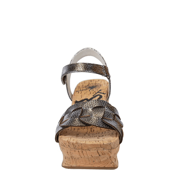 Otbt CHARLESTON In SILVER Wedge Sandals