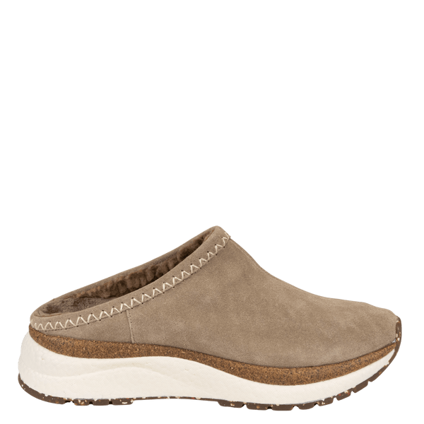 Otbt COZYLITE In TAUPE GREY Mules
