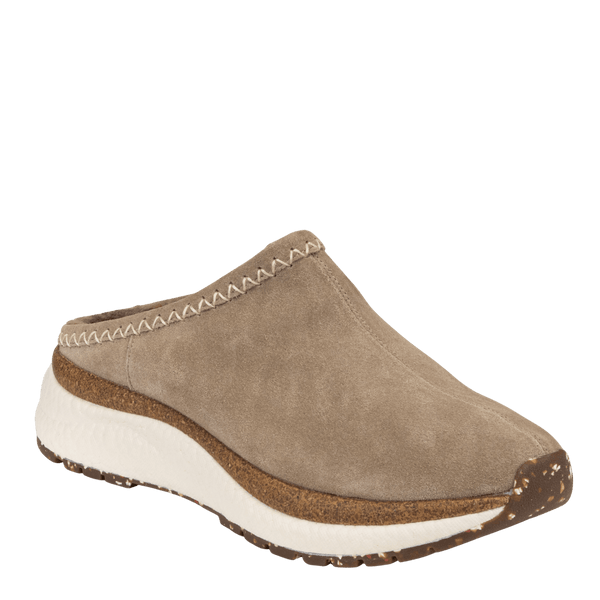otbt COZYLITE in TAUPE GREY Mules