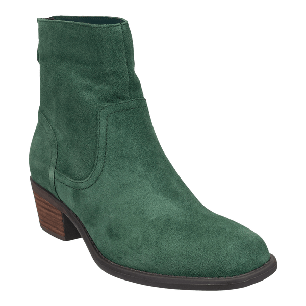 otbt HOMESTEAD in DARK GREEN Heeled Ankle Boots