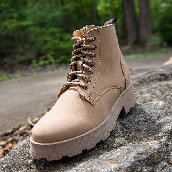 otbt IMMERSE in BEIGE Heeled Cold Weather Boots