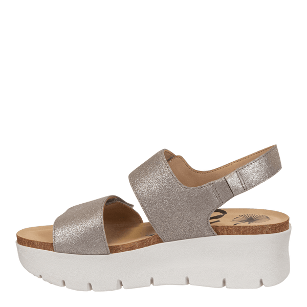 Otbt MONTANE In SILVER Platform Sandals