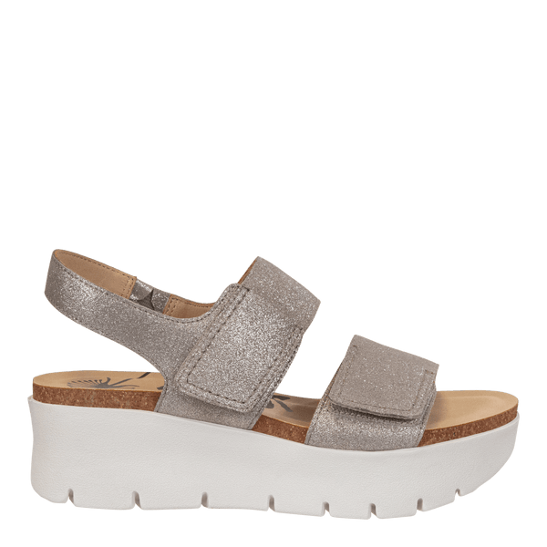 Otbt MONTANE In SILVER Platform Sandals