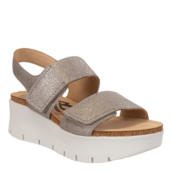 otbt MONTANE in SILVER Platform Sandals