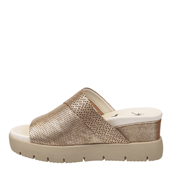 Otbt NORM In GOLD Wedge Sandals