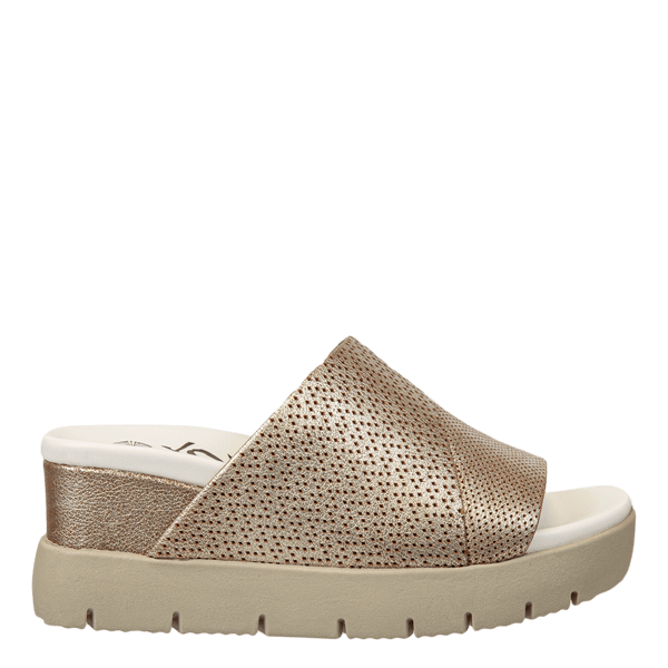 Otbt NORM In GOLD Wedge Sandals