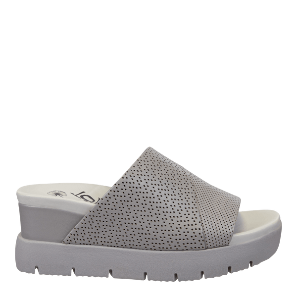 Otbt NORM In GREY Wedge Sandals