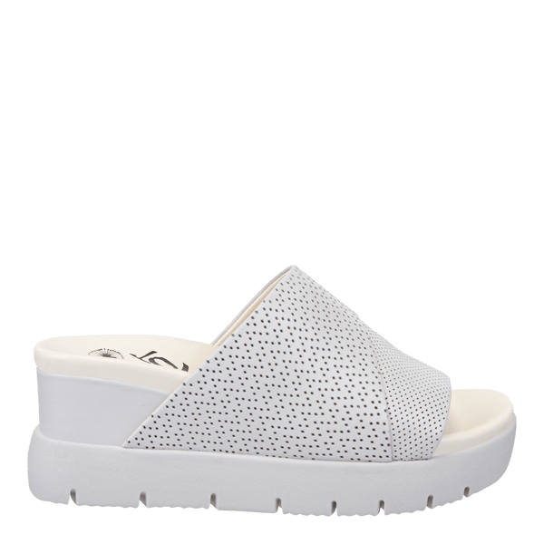 Otbt NORM In WHITE Wedge Sandals