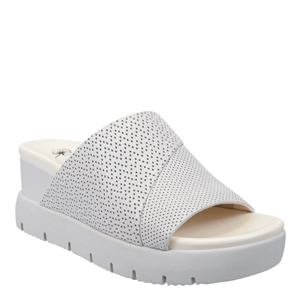 otbt NORM in WHITE Wedge Sandals