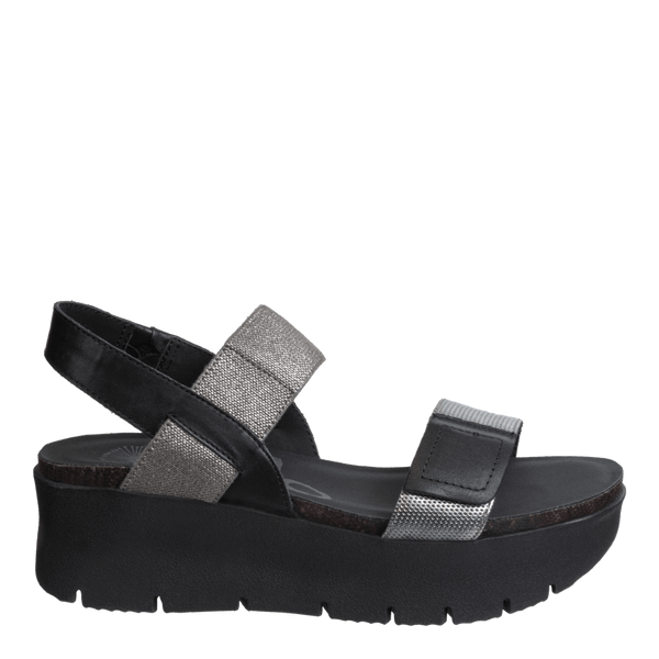 Otbt NOVA In BLACK Platform Sandals