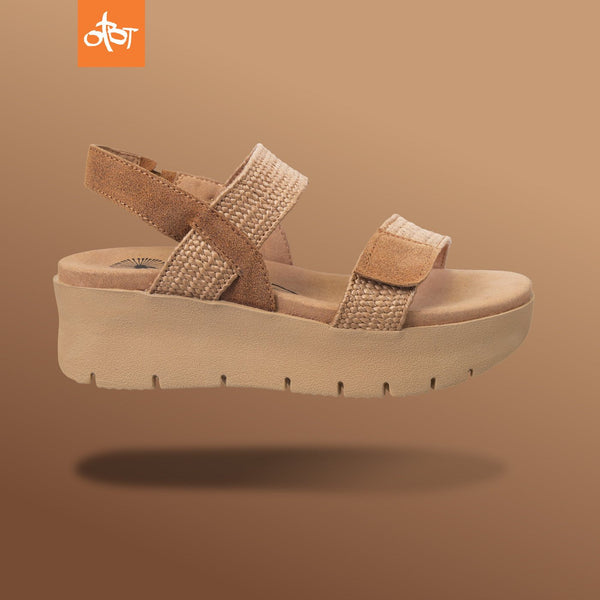 Otbt NOVA In BROWN Platform Sandals
