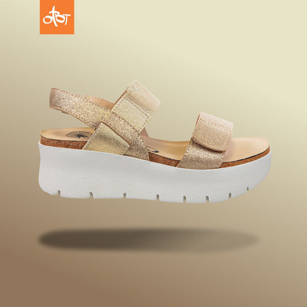 Otbt NOVA In GOLD Platform Sandals