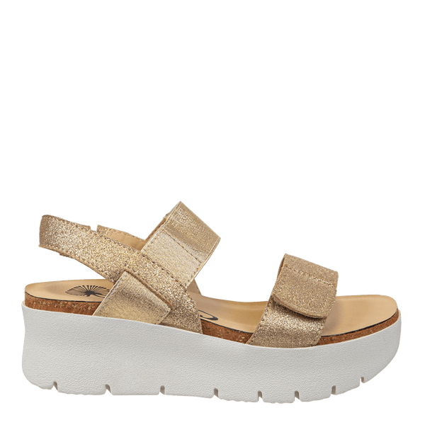 Otbt NOVA In GOLD Platform Sandals
