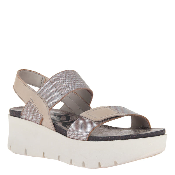 Otbt NOVA In SILVER Platform Sandals