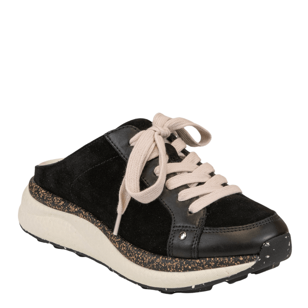 otbt SWIFTSTEP in BLACK Backless Sneakers