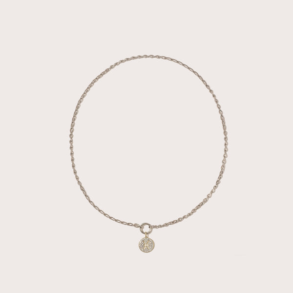 Otiumberg Diamond Zodiac Eternal Necklace 9kt Solid Gold