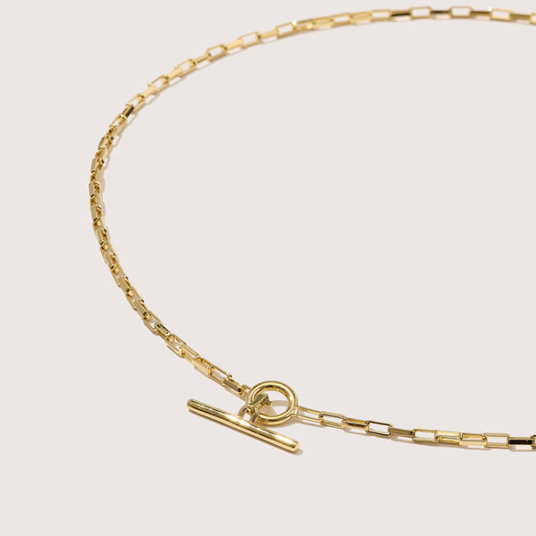 otiumberg Mini Love Link Necklace 14kt Gold Vermeil
