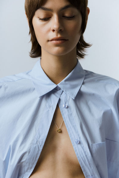 Otiumberg Mixed Metal Long Knot Necklace Mixed Metals