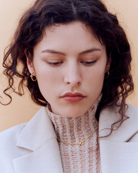 Otiumberg Orbit Everyday Gold Hoops 14kt Gold Vermeil