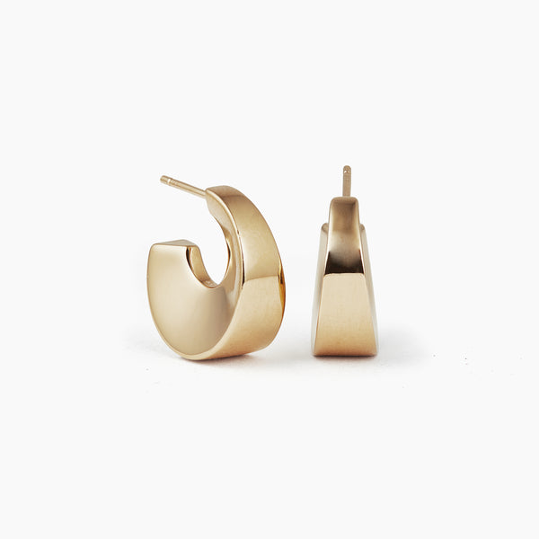 Otiumberg Arc Hoops 14kt Gold Vermeil