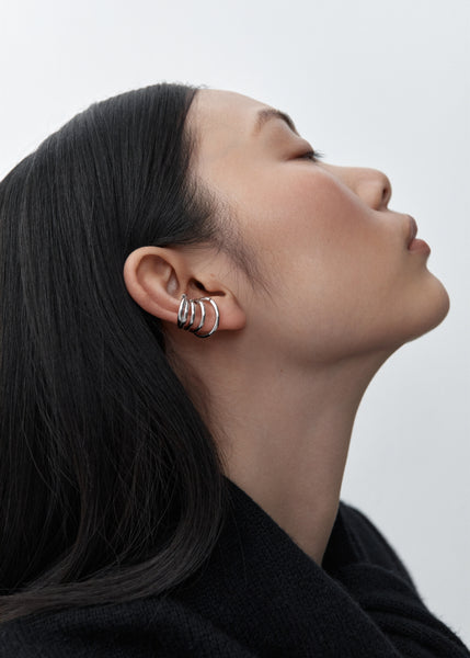 Otiumberg Chaos Ear Cuff Sterling Silver