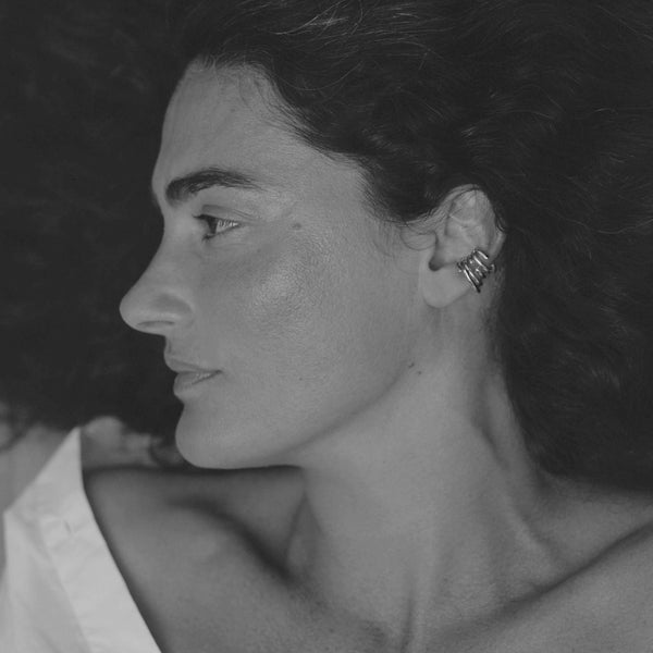 Otiumberg Chaos Ear Cuff Sterling Silver