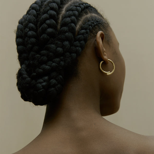 Otiumberg Chaos Hoops 14kt Gold Vermeil