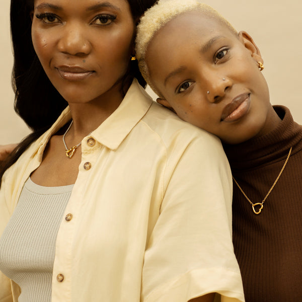 Otiumberg Choose Love Necklace Mixed Metals