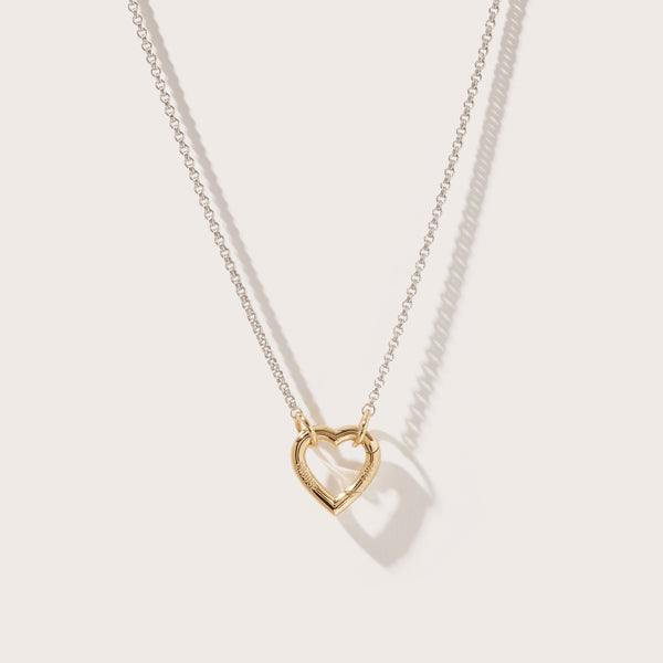 otiumberg Choose Love Necklace Mixed Metals